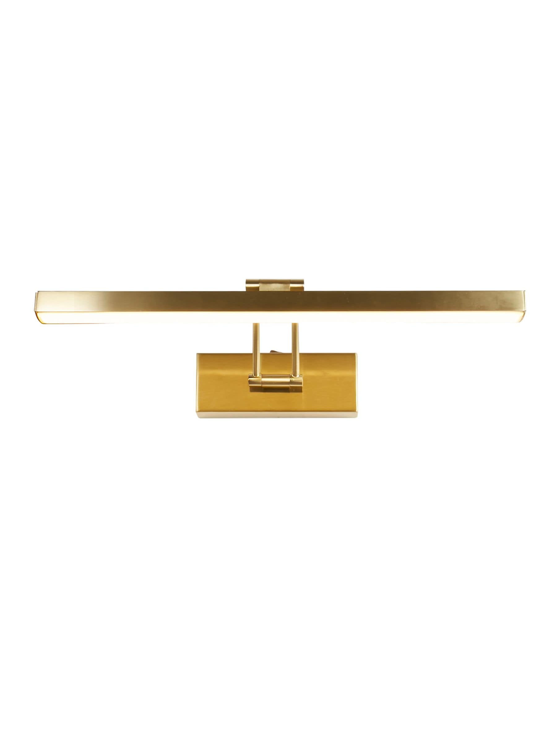 Searchlight Milos Small picture light satin brass, UK version
