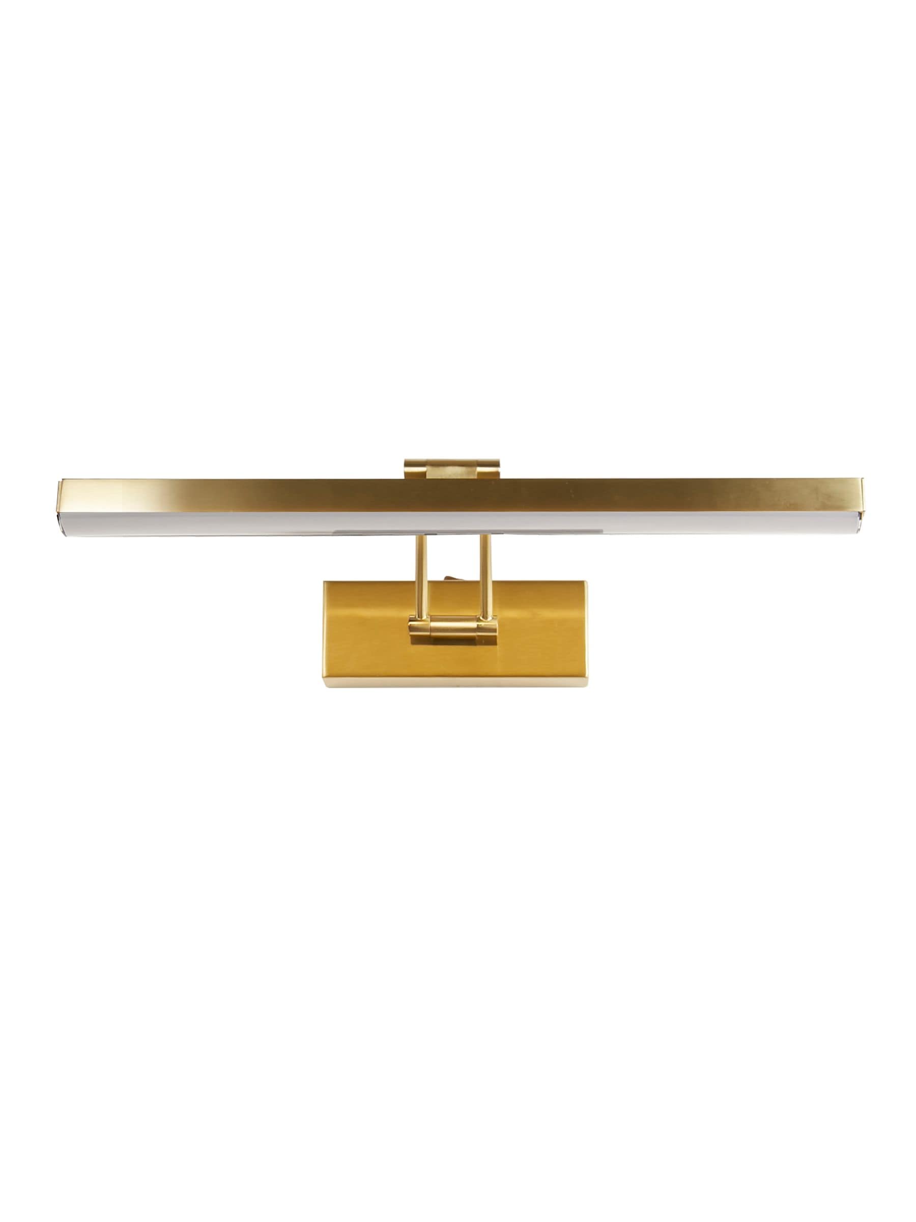 Searchlight Milos Small picture light satin brass, UK version