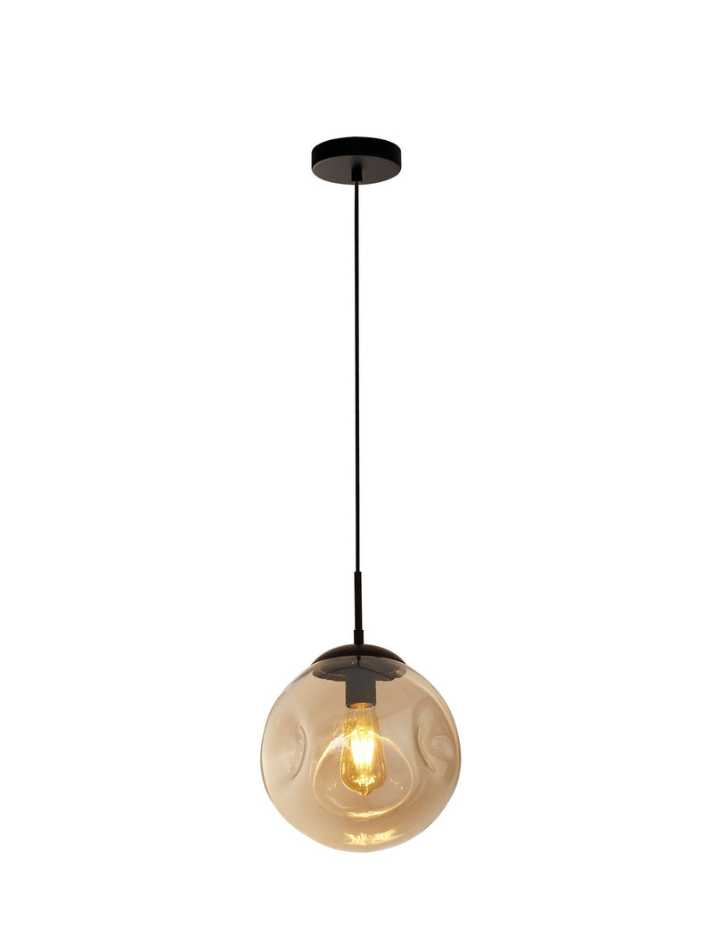 Searchlight Black Terra pendant ceiling light (British brand)