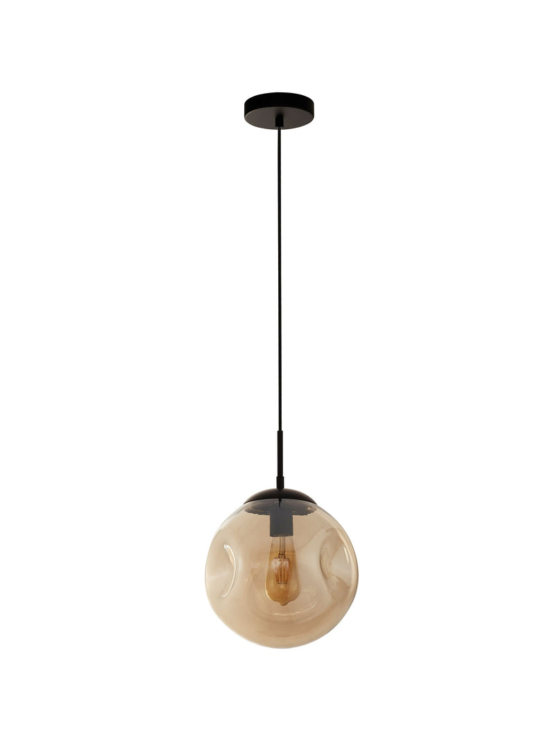 Searchlight Black Terra pendant ceiling light (British brand)