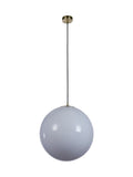 Searchlight Skylar large opal pendant ceiling light, UK version