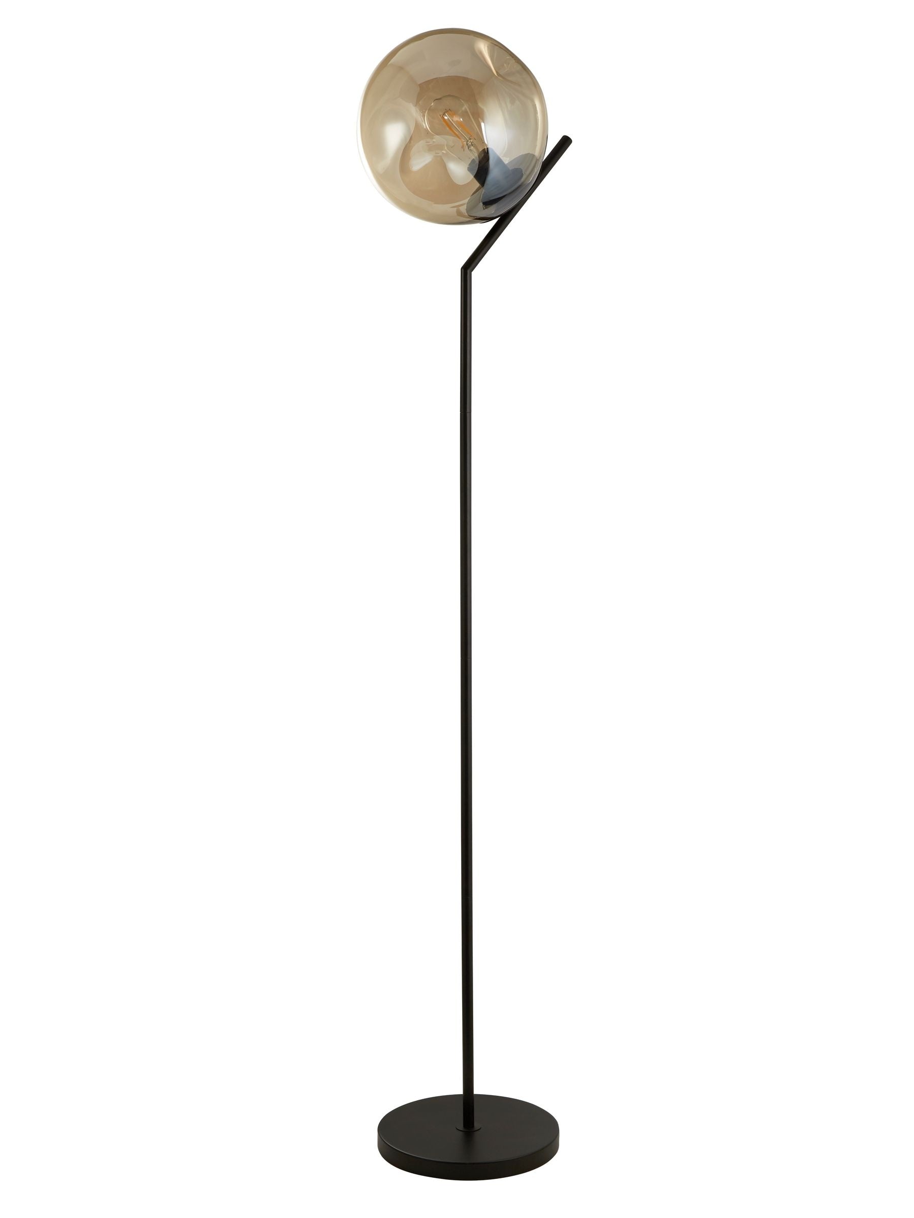 Searchlight Black Terra floor lamp 150cm - British product