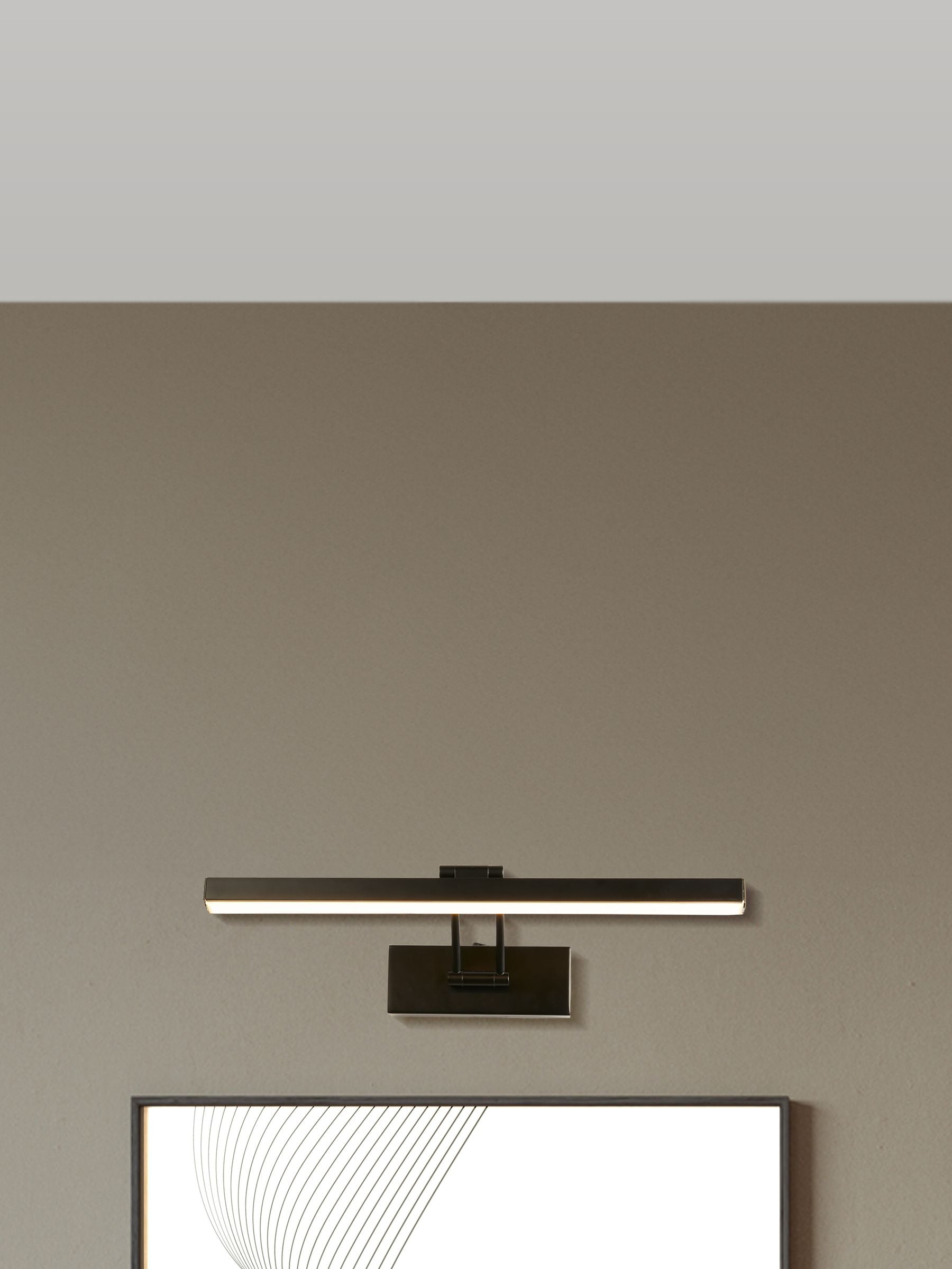 Searchlight Black Milos Small Picture Light