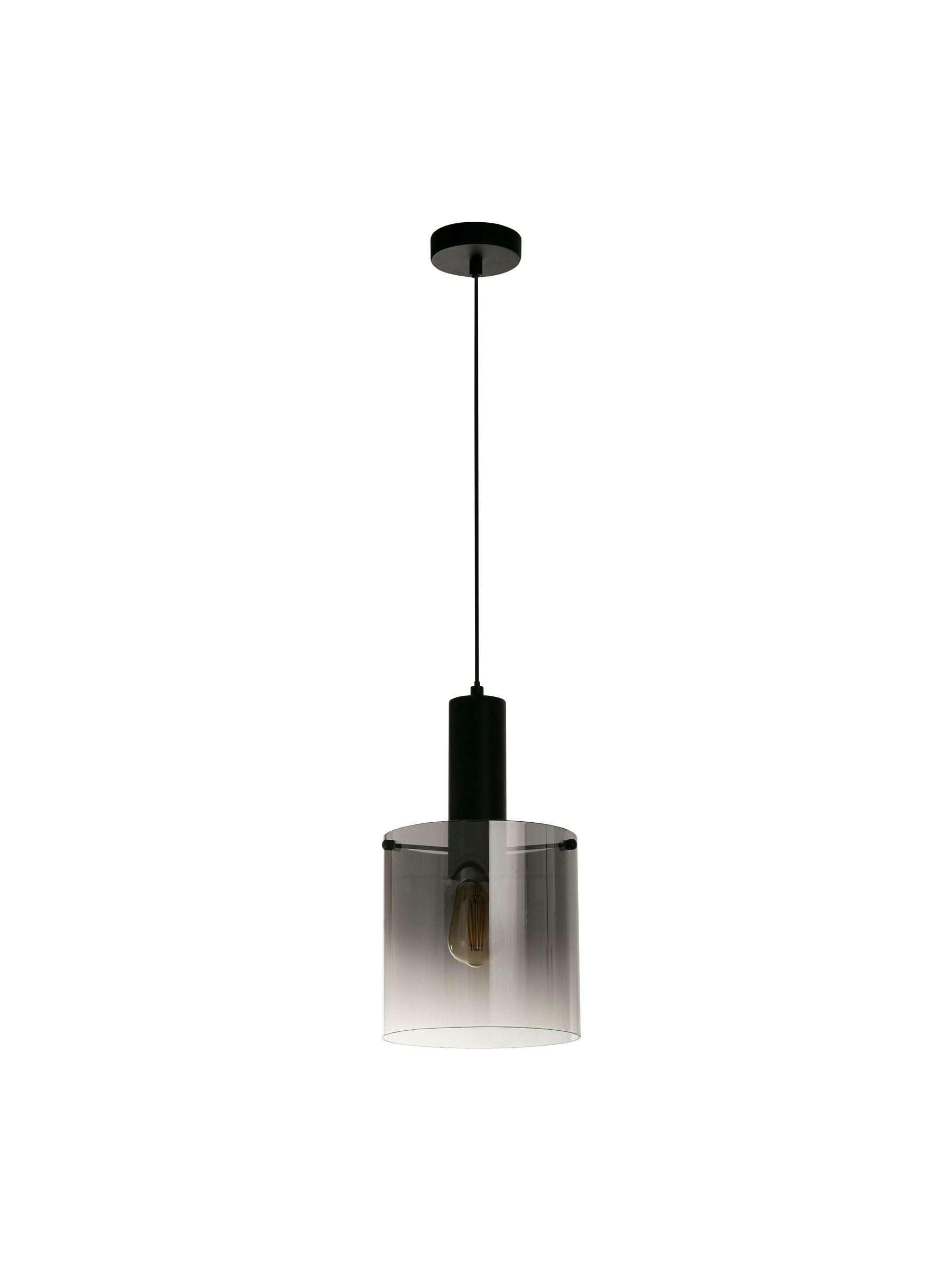 Searchlight Black Savannah pendant ceiling light 120cm, imported from the UK