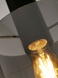 Searchlight Black Savannah pendant ceiling light 120cm, imported from the UK