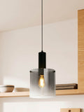 Searchlight Black Savannah pendant ceiling light 120cm, imported from the UK