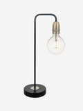 Dar Lighting Kiefer black table lamp 45cm (British brand)