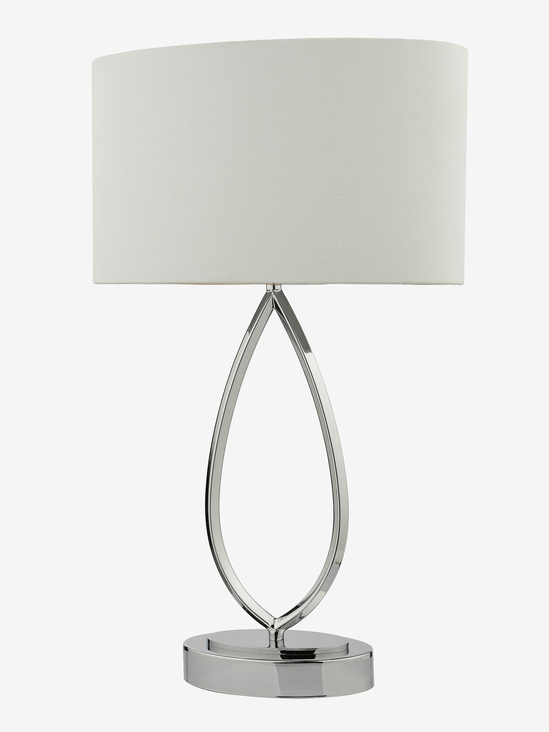 Dar Lighting Wyatt touch table lamp chrome - British product