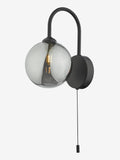 Dar Lighting Eissa wall light black, UK version