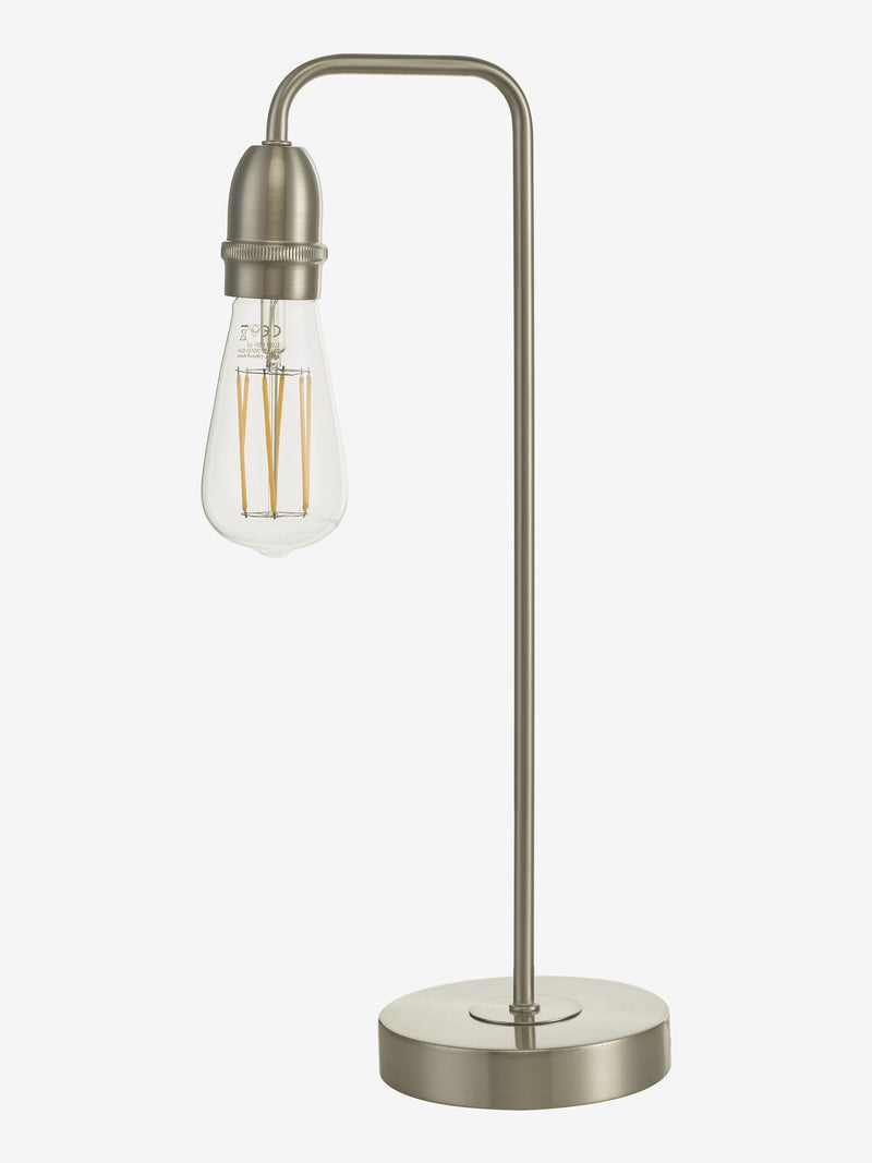 Dar Lighting Chrome Kiefer Table Lamp