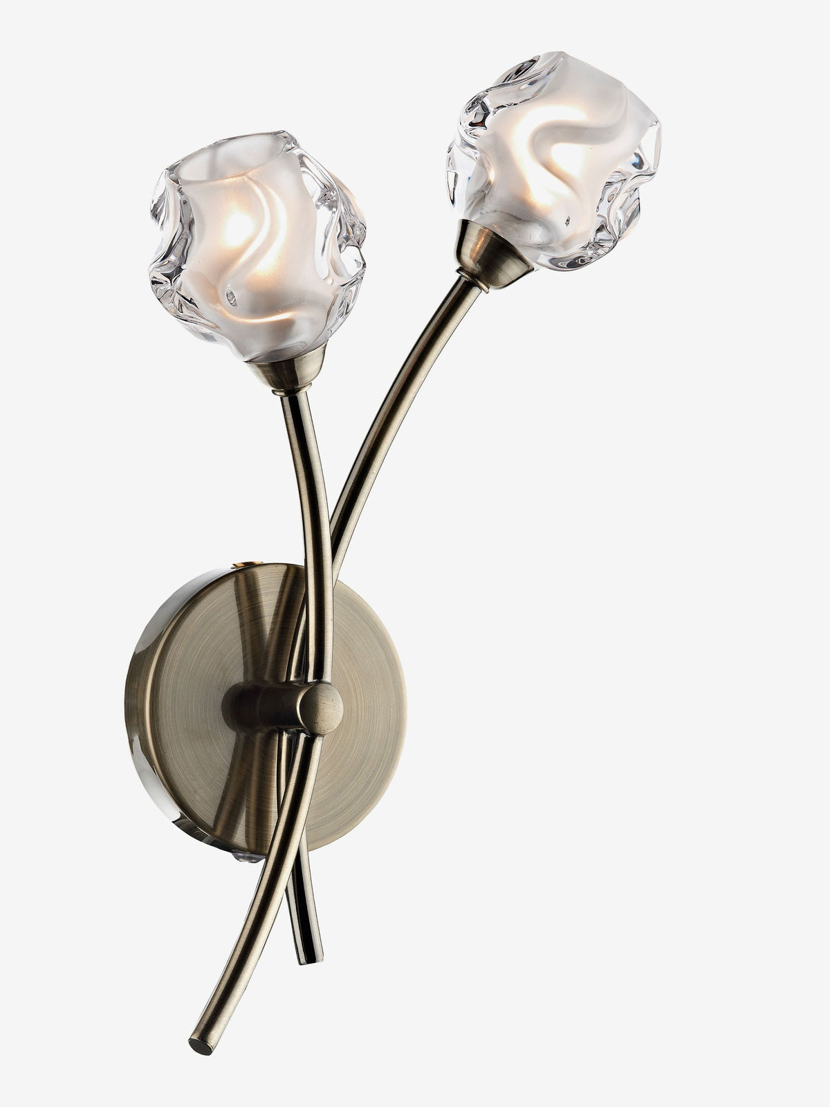 Dar Lighting Brass Seattle wall light (British brand)