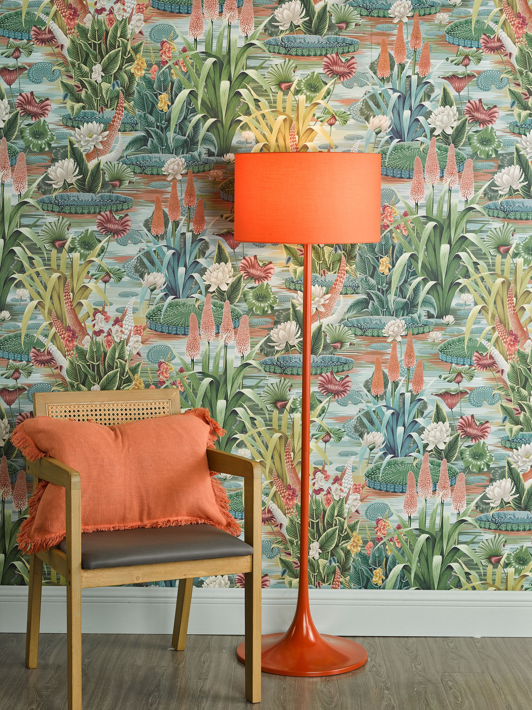 Dar Lighting Orange Toledo floor lamp, UK version