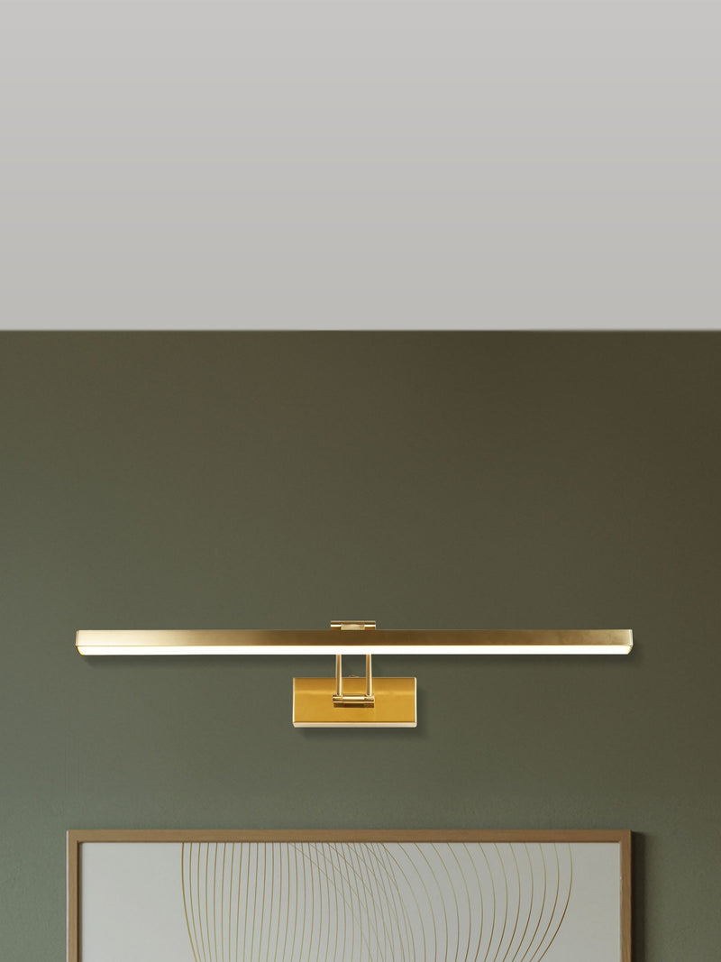 Searchlight satin brass picture light 60cm - British product