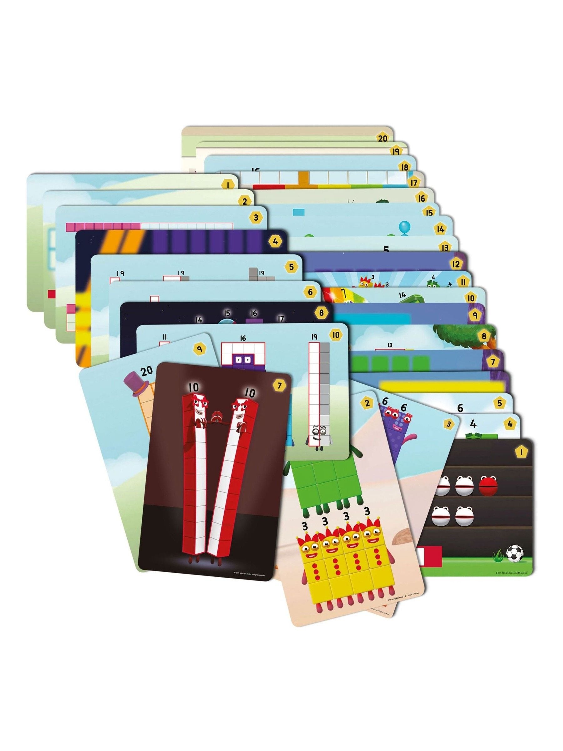 Learning Resources MathLink Cubes Numberblocks 11-20 Activity Set - British product