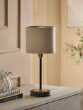 Hudson black rechargeable table lamp 40cm - British product