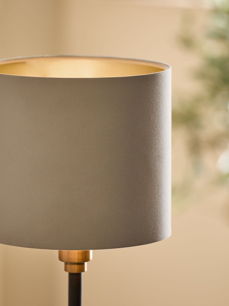 Hudson black rechargeable table lamp 40cm - British product