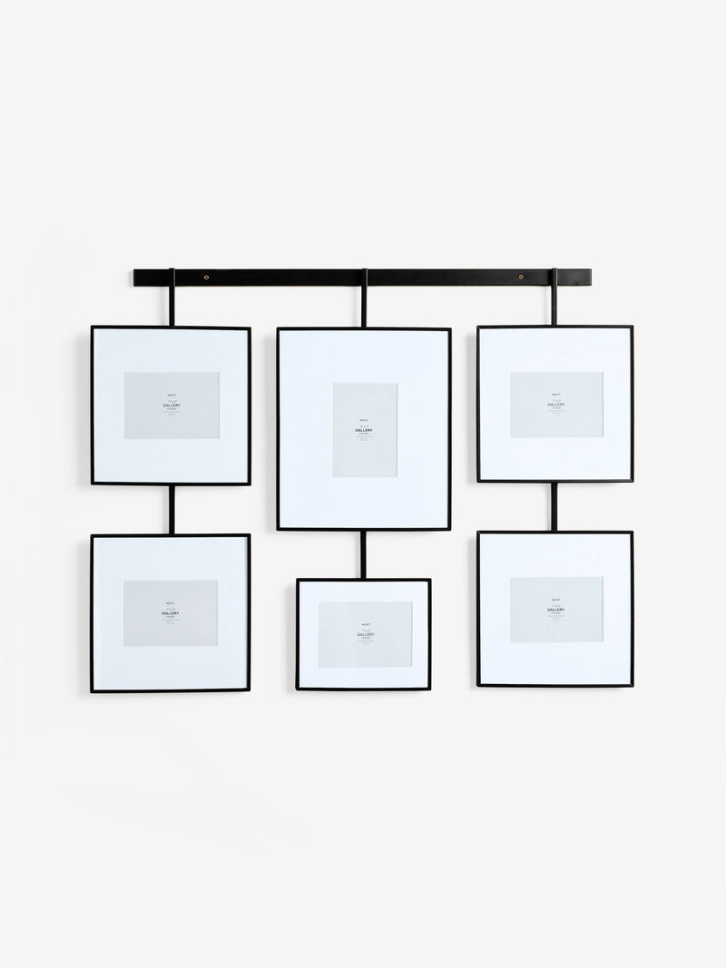 Black gallery wall collage 6 frame set 7x5 inch, imported from the UK