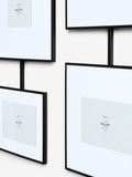 Black gallery wall collage 6 frame set 7x5 inch, imported from the UK