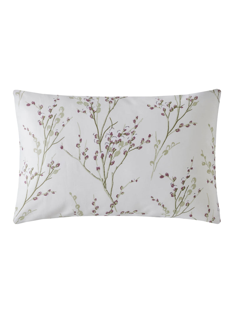 Laura Ashley reversible sateen duvet cover set in Purple Plum Pussy Willow, UK version