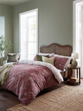 Laura Ashley reversible sateen duvet cover set in Purple Plum Pussy Willow, UK version
