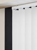 Sether white blackout vertical blinds made to measure, UK version