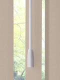 Natural Ram blackout vertical blind made to measure, UK version