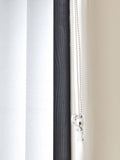 Urabi cream blackout vertical blind made to measure (British brand)