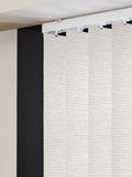 Sether cream blackout vertical blind, made to measure, imported from the UK