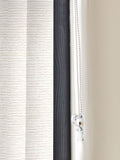 Sether cream blackout vertical blind, made to measure, imported from the UK