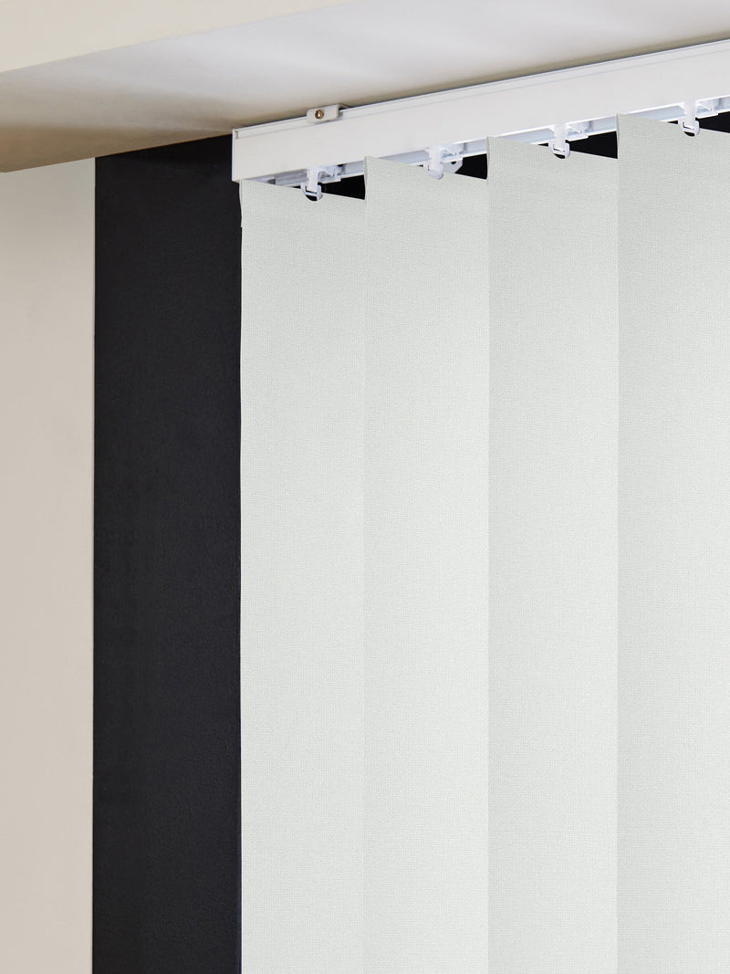 Bel white blackout vertical blind, UK version