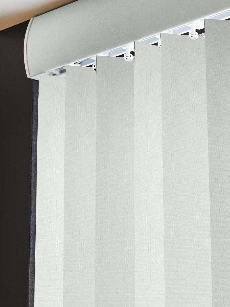 Bel white blackout vertical blind, UK version
