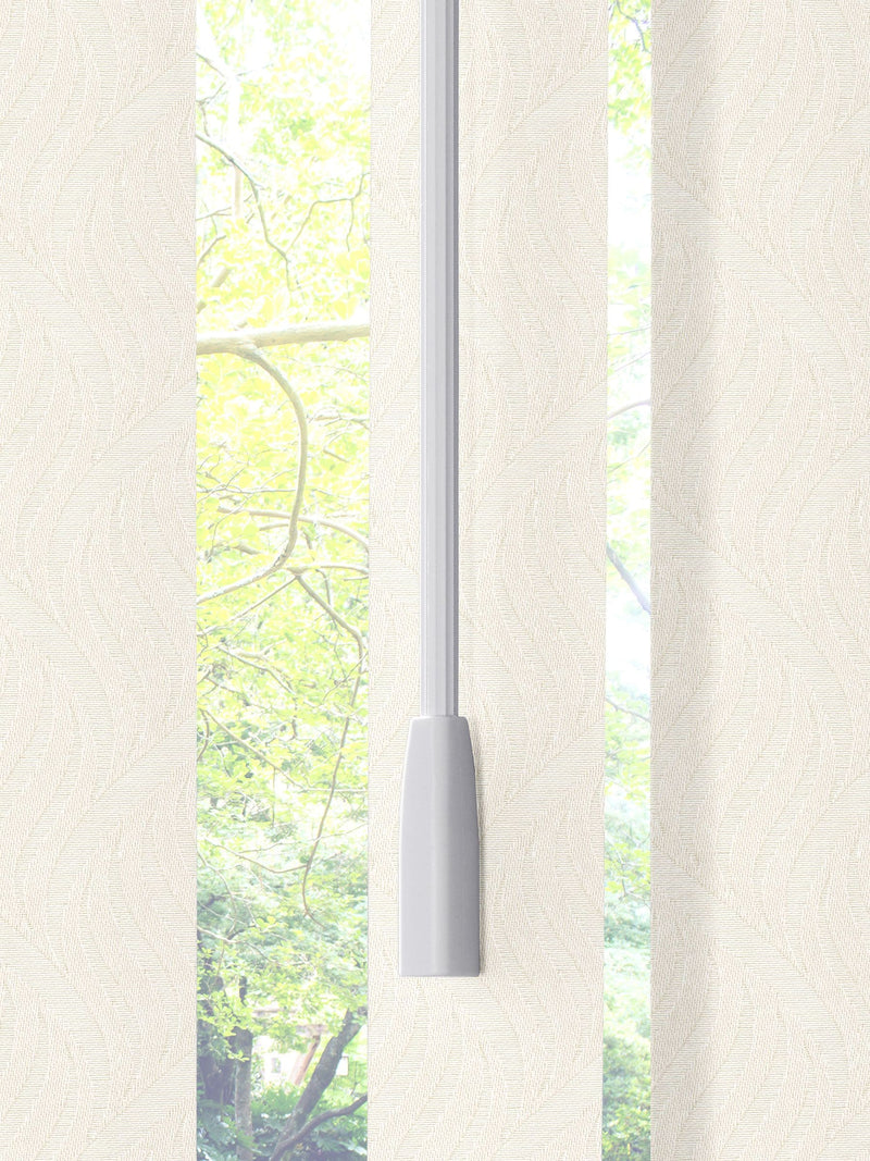 Krug cream made to measure vertical blinds, imported from the UK