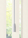 Krug cream made to measure vertical blinds, imported from the UK