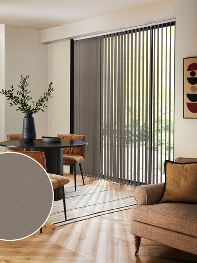 Next Krug Natural Made to Measure Vertical Blind- Buy online at McGrocer