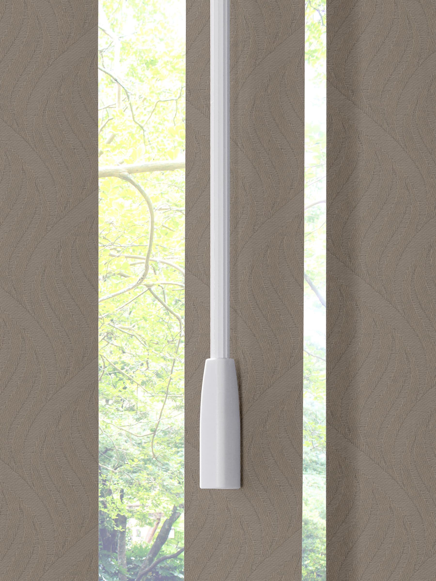 Natural Krug made to measure vertical blind (British brand)