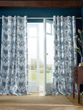 Laura Ashley Blue Tuileries curtain 112x137cm - British product