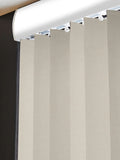 Cream Leo vertical blinds made to measure - British product