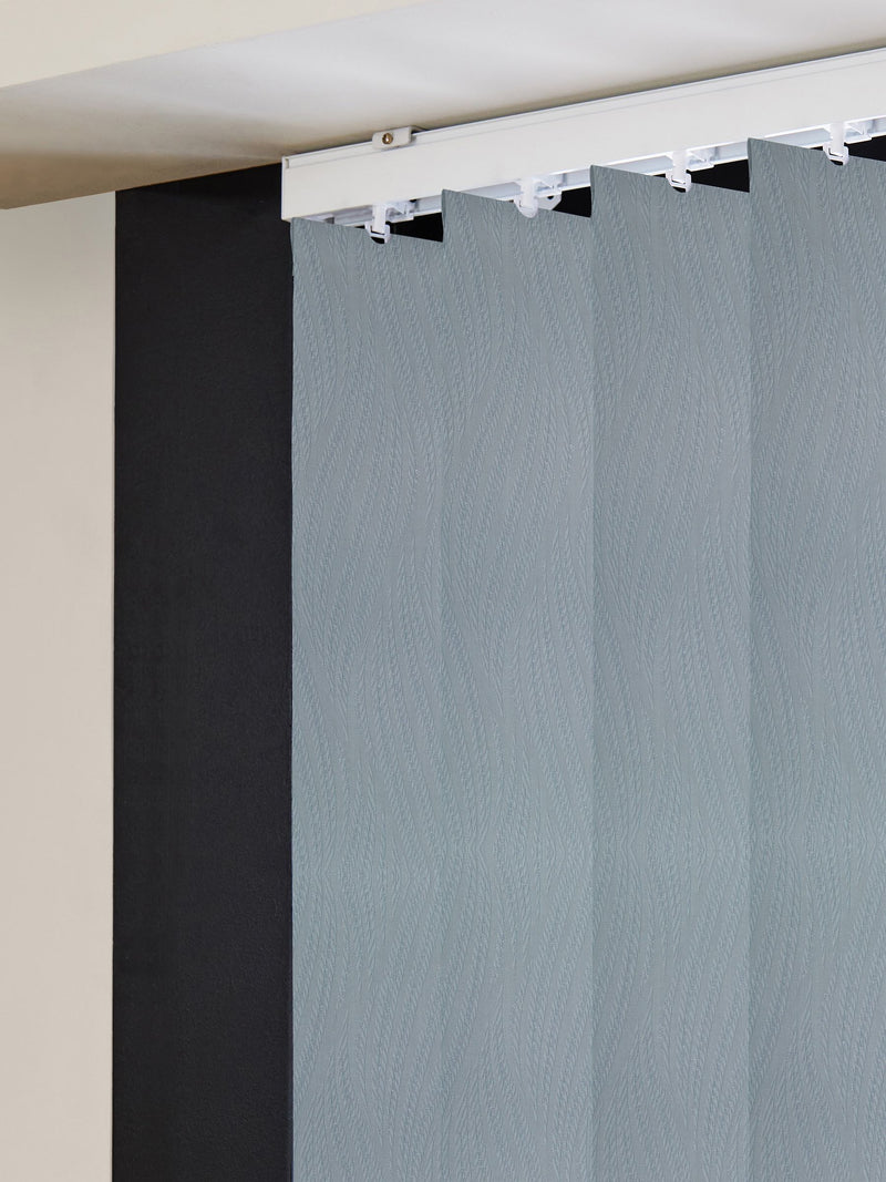Qiz grey vertical blinds made to measure - British product