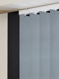 Qiz grey vertical blinds made to measure - British product