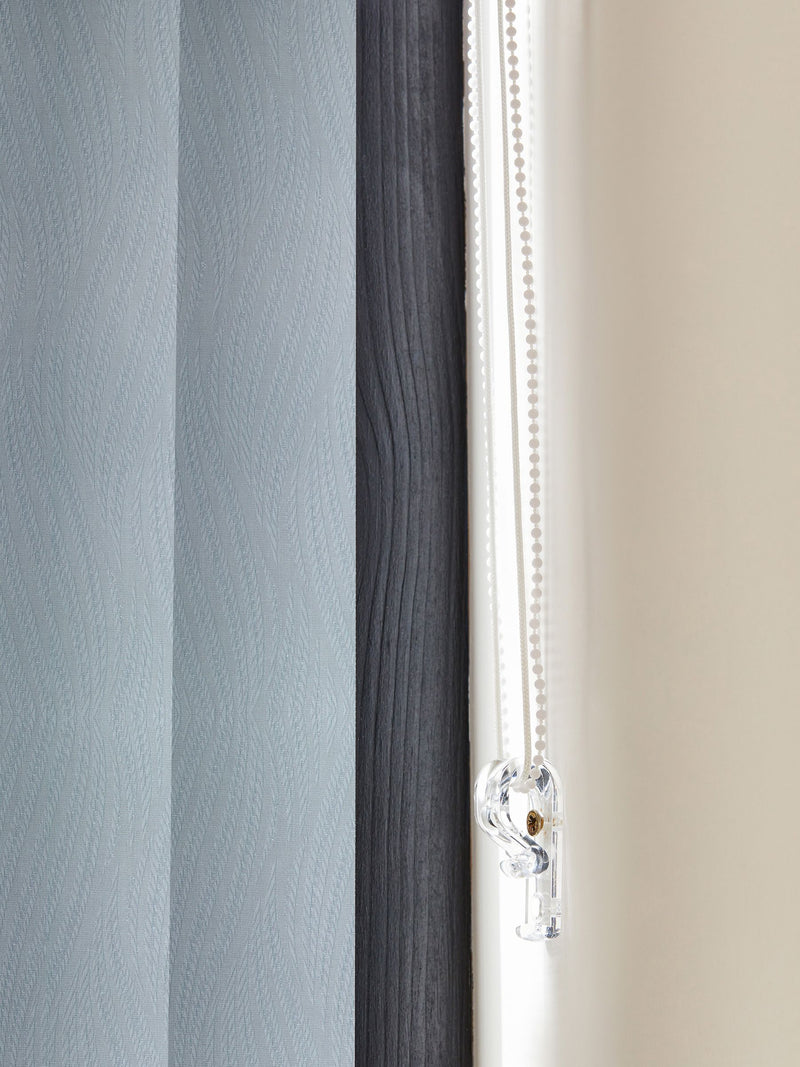 Qiz grey vertical blinds made to measure - British product