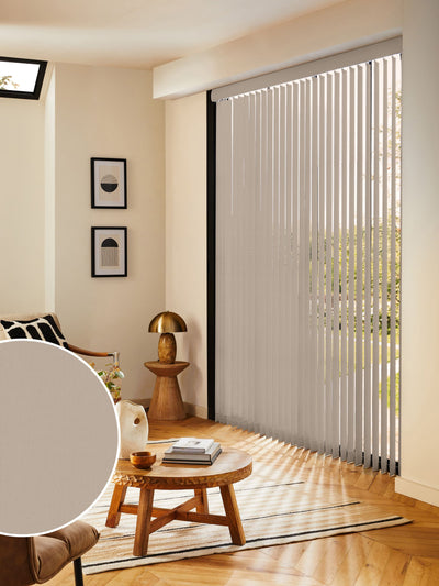 Next Natural Leo Made to Measure Vertical Blinds- Buy online at McGrocer