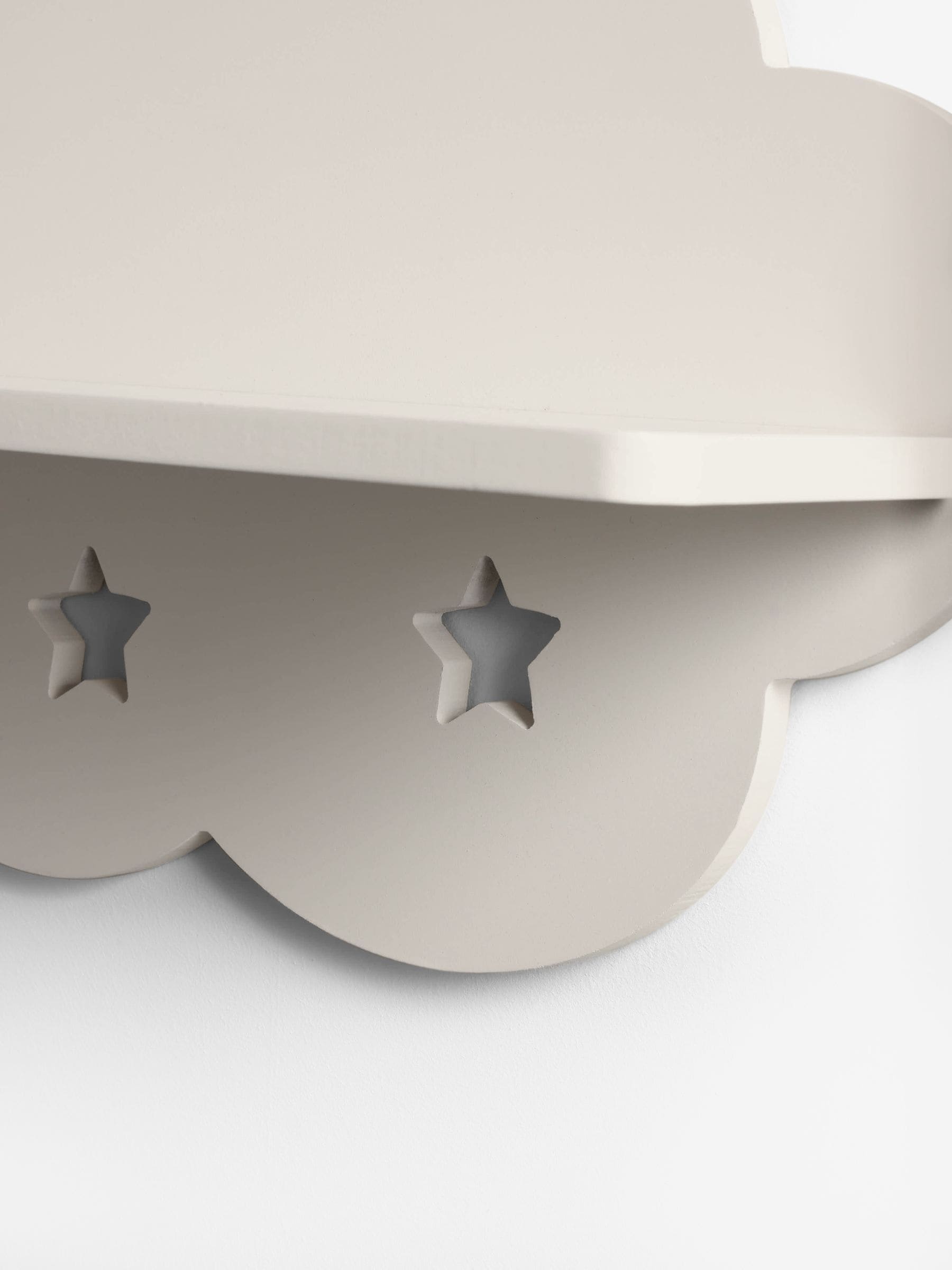 Jojo Maman Bébé white cloud wall shelf, UK version