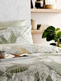 Vantona green leaves duvet cover set (British brand)
