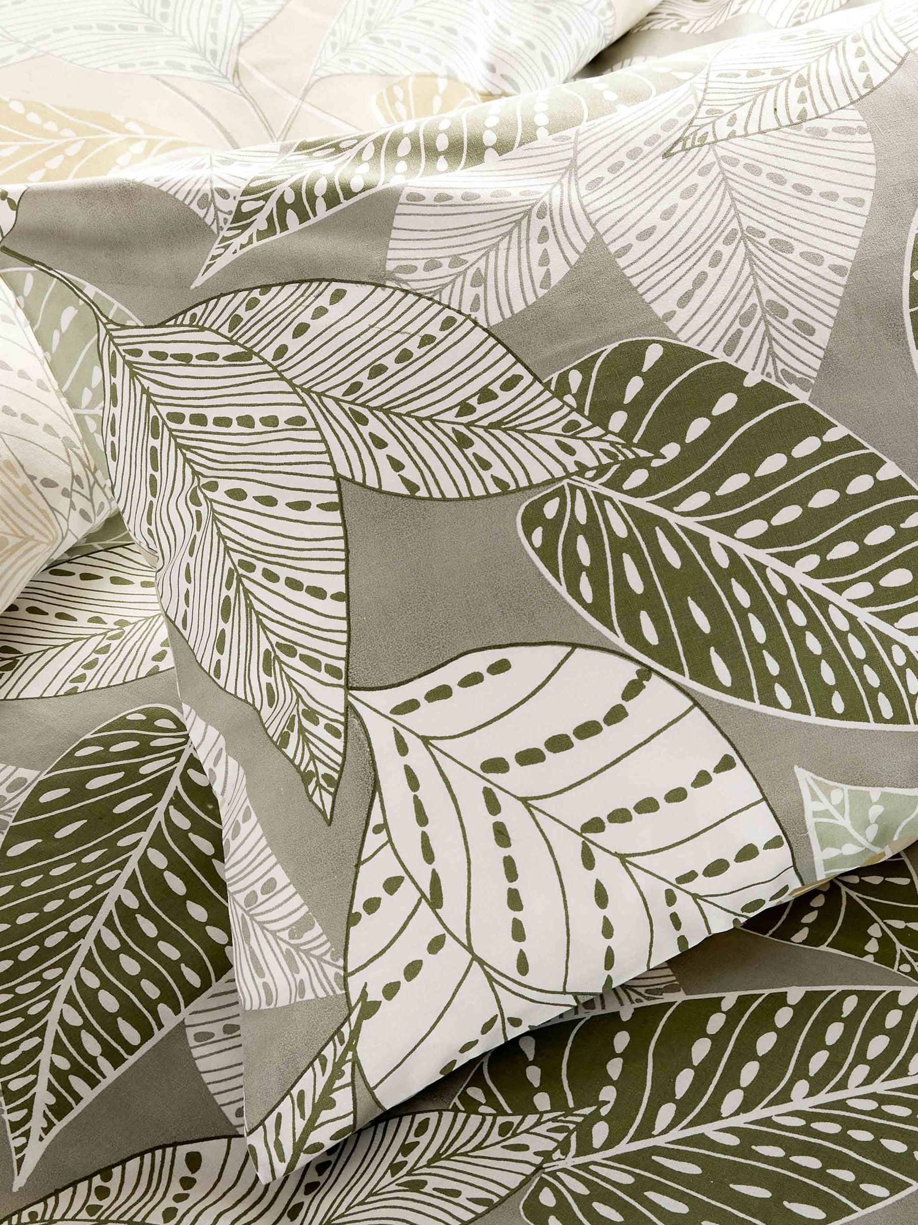 Vantona green leaves duvet cover set (British brand)