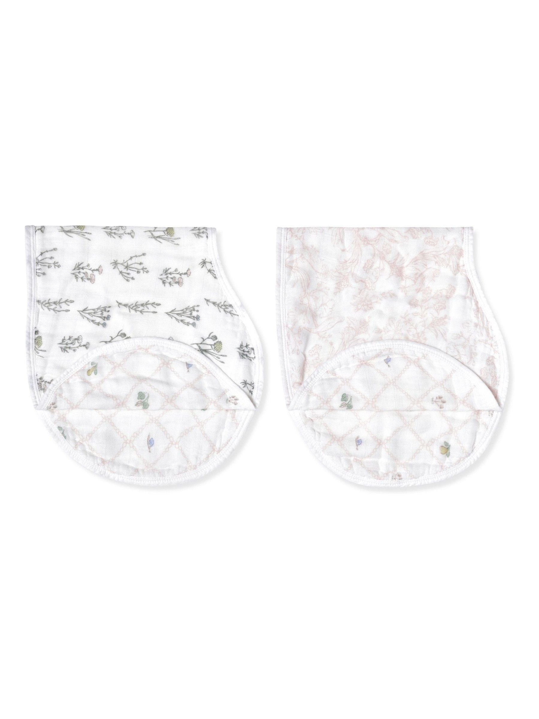 aden + anais Pink Burpy bibs 2-Pack (British brand)