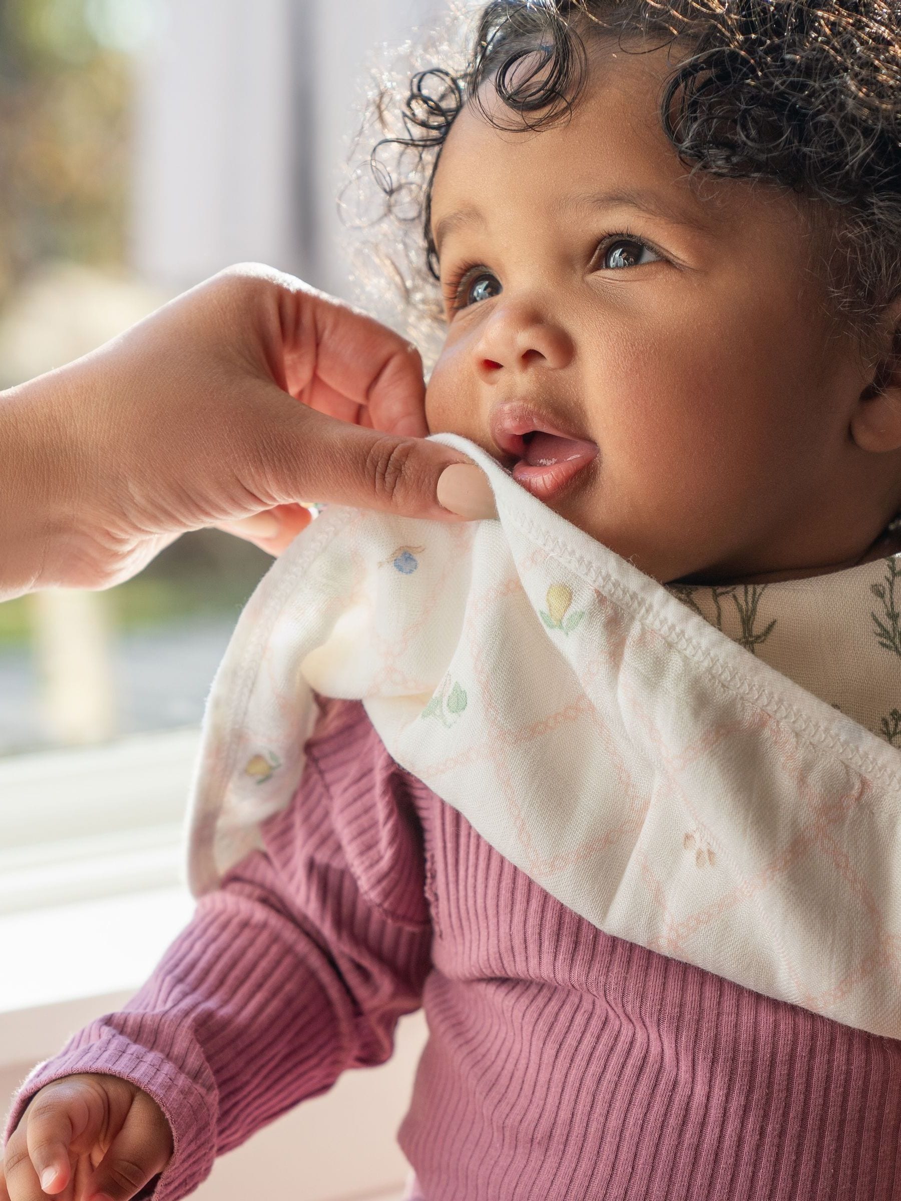 aden + anais Pink Burpy bibs 2-Pack (British brand)