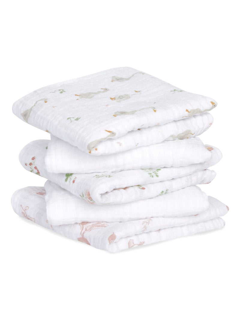 aden + anais muslin squares pink essentials 5 pack (British brand)