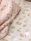 aden + anais muslin baby blanket pink country floral 2 pack - British product