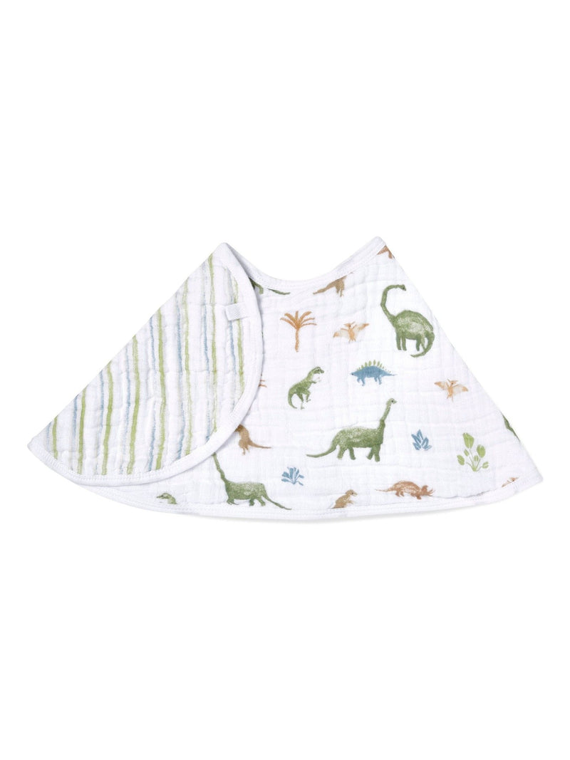 aden + anais baby burpy bib green essentials dino jungle 57cm (British brand)
