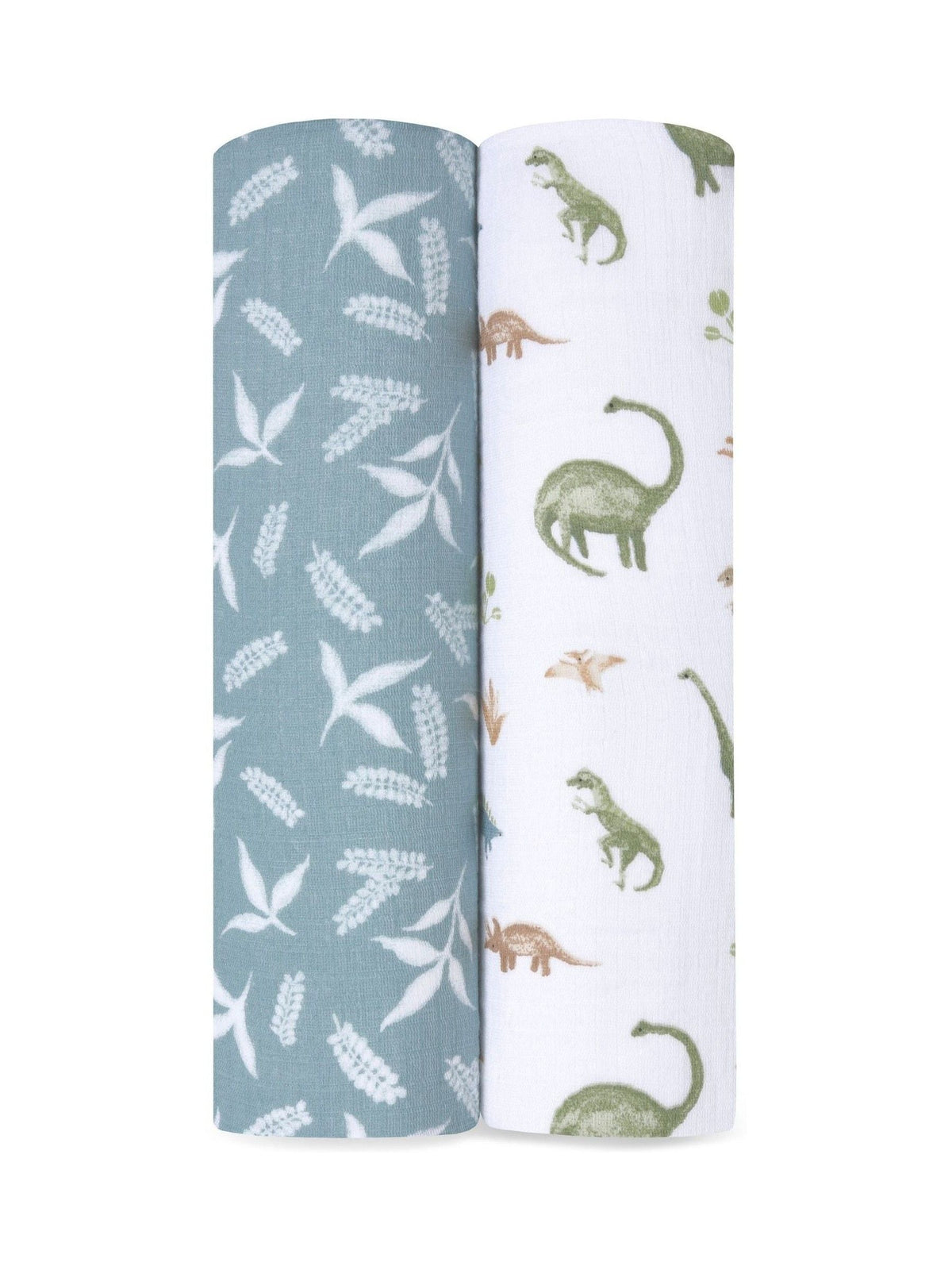 aden+anais muslin baby blanket Dino Jungle 2 pack - British product